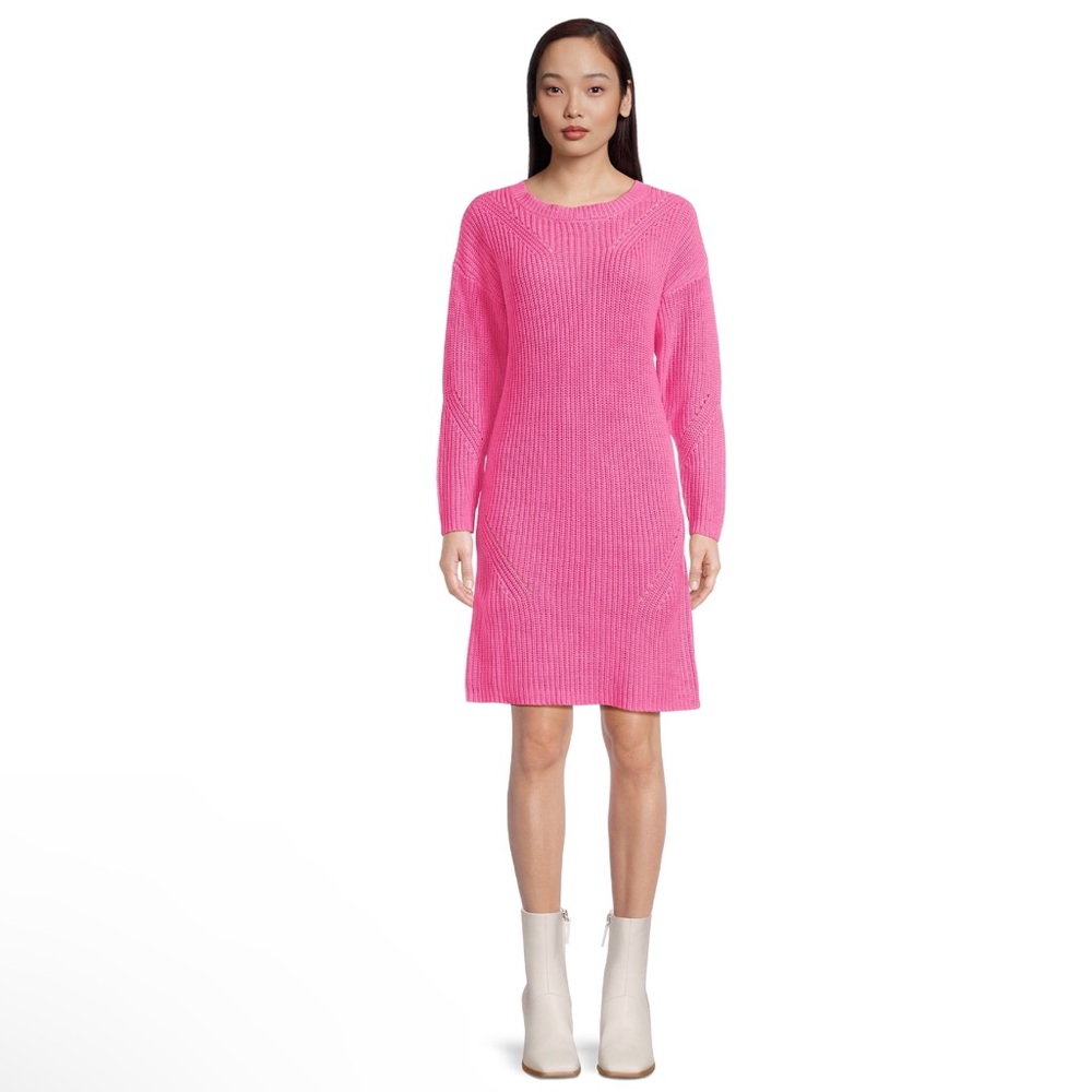 NWT Women's Shaker Knit Sweater Dress, Size: XXXL (22) - Picture 3 of 5